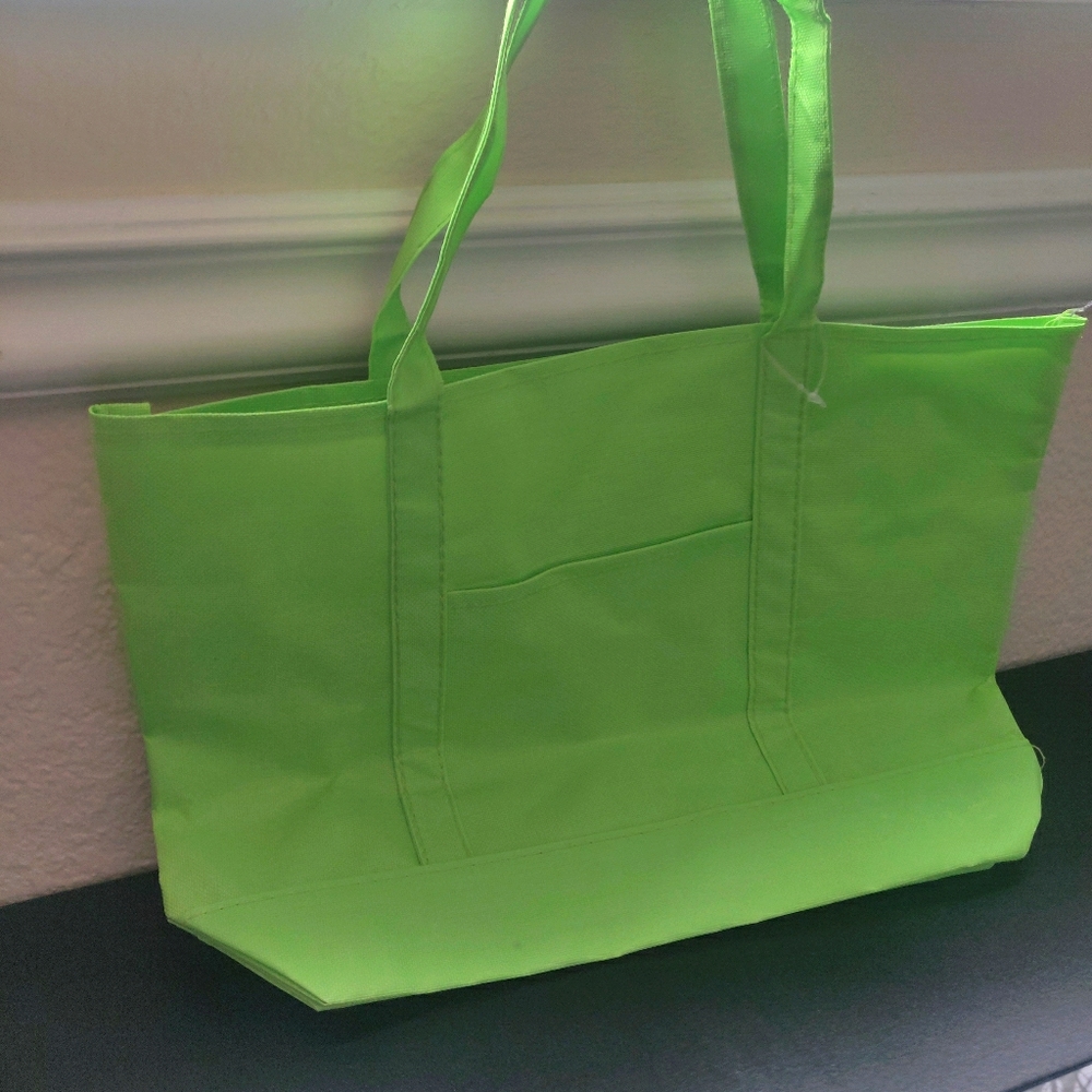 Small green tote